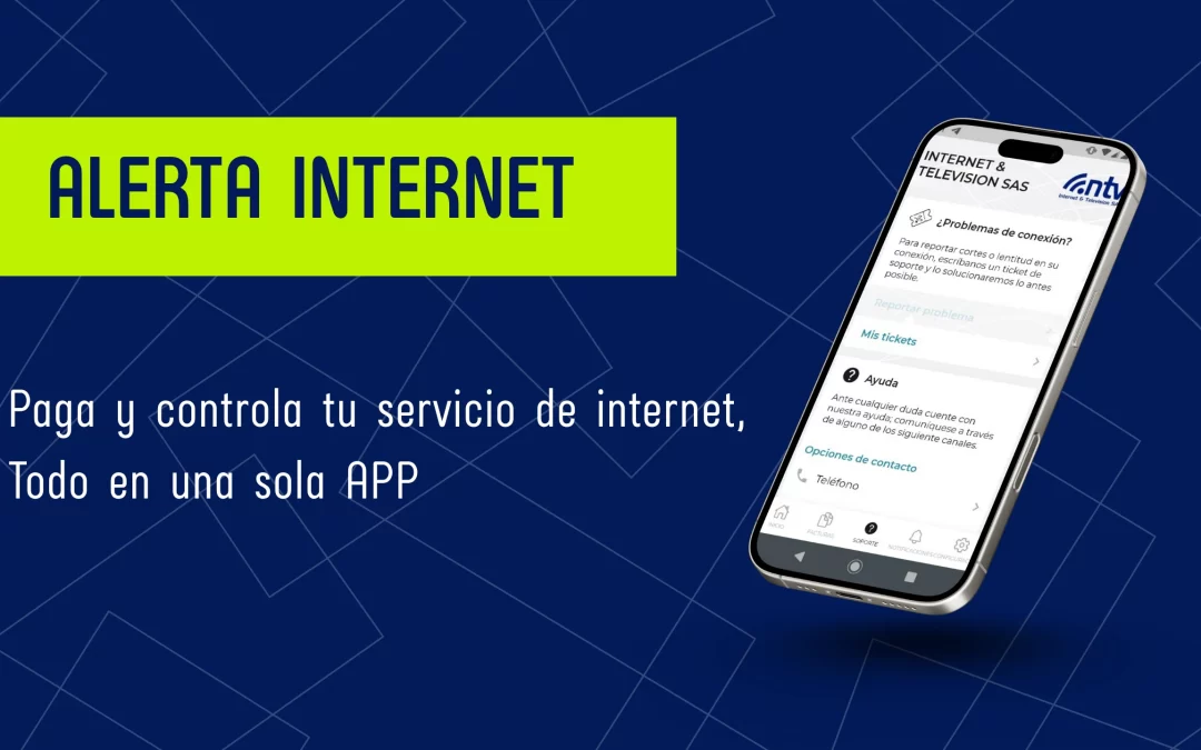 Alerta Internet, la App para Pagar y Controlar tu Servicio de Internet
